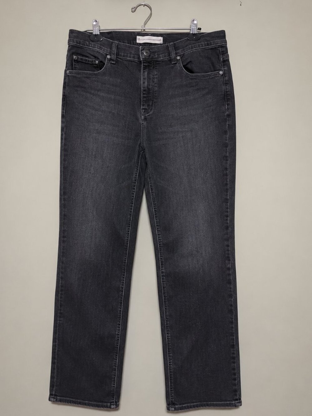 Denver Hanyes Class Black/Grey Faded Jeans Size 36x32